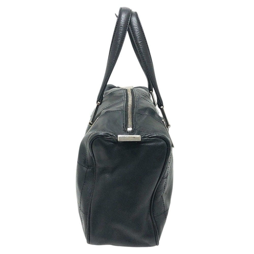 Chanel Handle Choco Bar Leather Black Handbag — view 3
