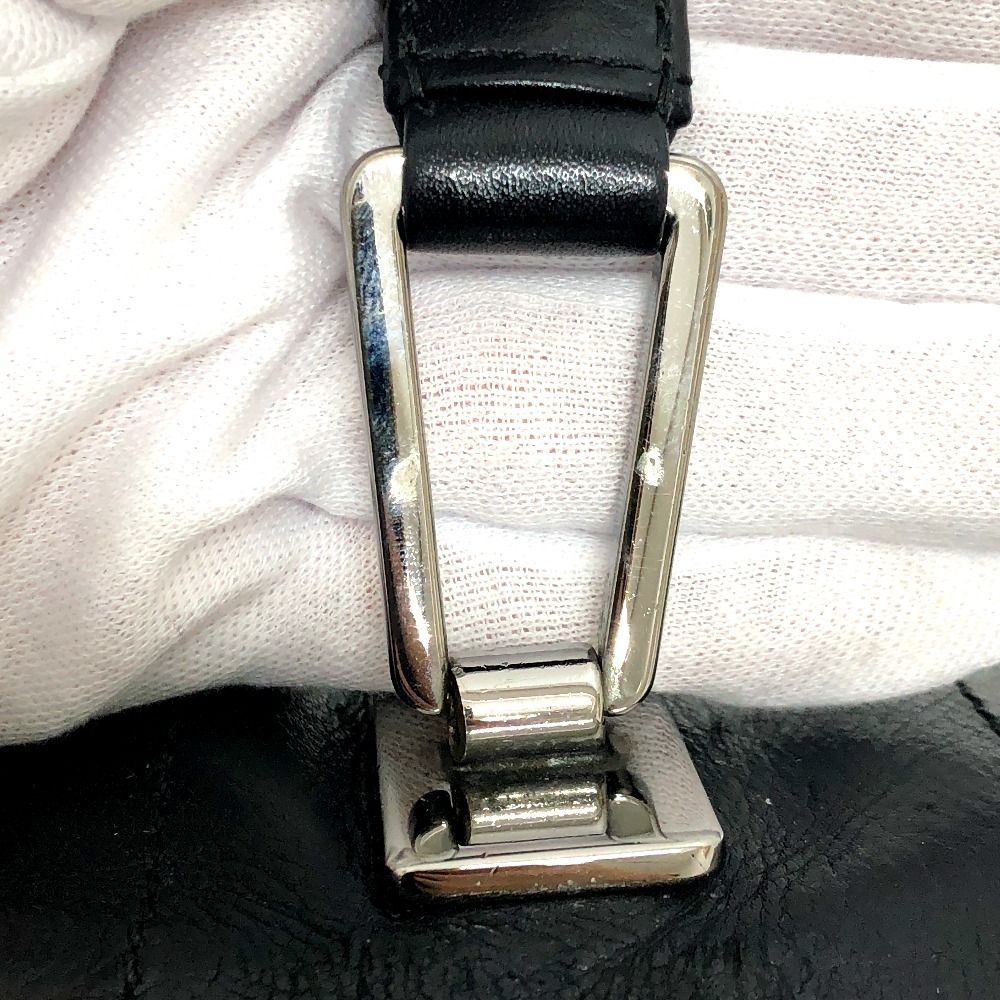 Chanel Handle Choco Bar Leather Black Handbag — view 5