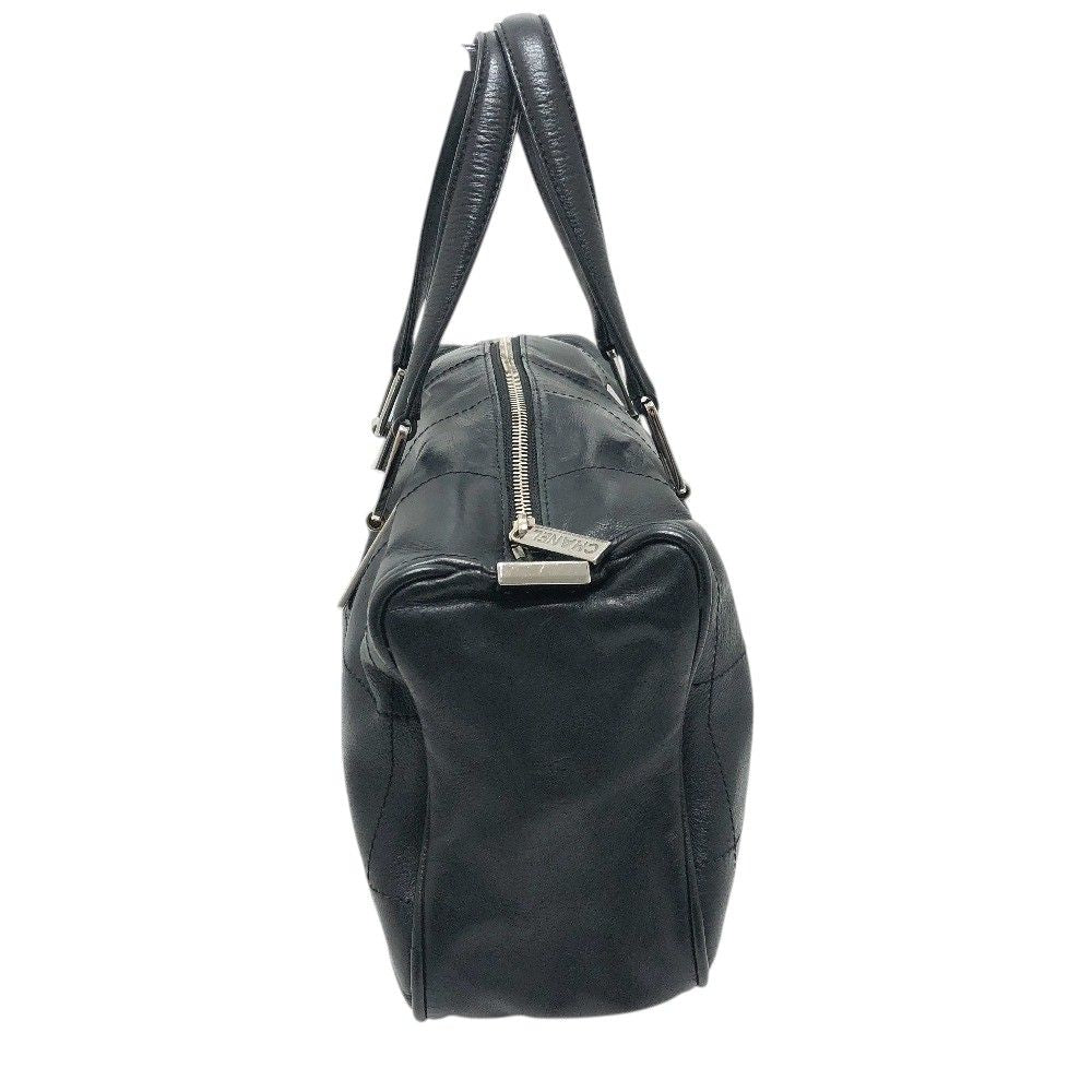 Chanel Handle Choco Bar Leather Black Handbag — view 2