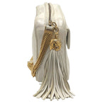 Chanel Shoulder Bag CC Logo Lambskin White — view 3