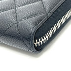 Chanel Wallet CC Logo Caviar Leather Black — view 6