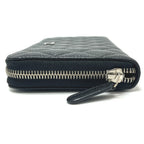 Chanel Wallet CC Logo Caviar Leather Black — view 4