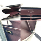 Chanel Wallet CC Logo Caviar Leather Black — view 8