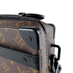 Louis Vuitton Shoulder Bag Monogram Macassar Handle Soft Trunk — view 5