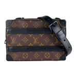 Louis Vuitton Shoulder Bag Monogram Macassar Handle Soft Trunk