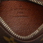 Louis Vuitton Monogram Pochette Cles Coin Purse Key Case Brown — view 6