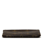 Louis Vuitton Monogram Pochette Cles Coin Purse Key Case Brown — view 3