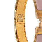 Hermes Click PM Bracelet Gold Pink Plated Enamel — view 6
