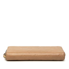 Louis Vuitton Monogram Empreinte Zippy Wallet Zip Around M Beige Leather — view 3