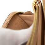 Louis Vuitton Monogram Empreinte Zippy Wallet Zip Around M Beige Leather — view 8