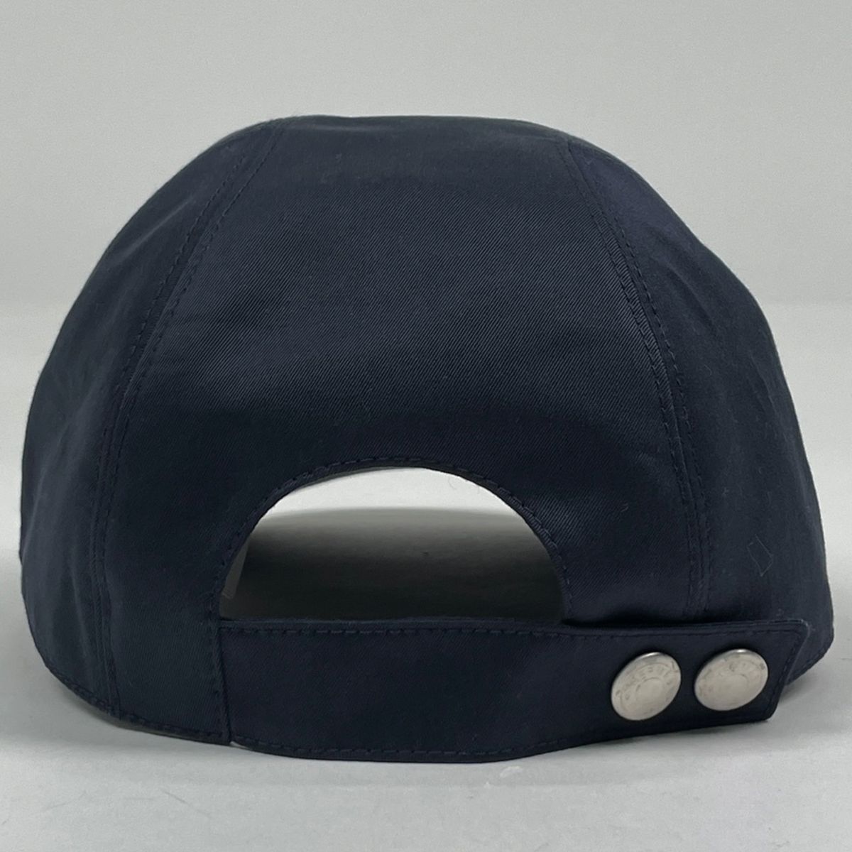 Hermes Celia Cap Hat Cotton Polyurethane Navy — view 2