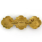 Chanel Brooch Gripoix Color Stone Gold — view 2