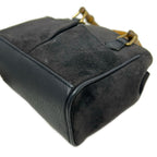 Gucci Handle Bamboo Navy Brown Mini Bag Leather — view 6