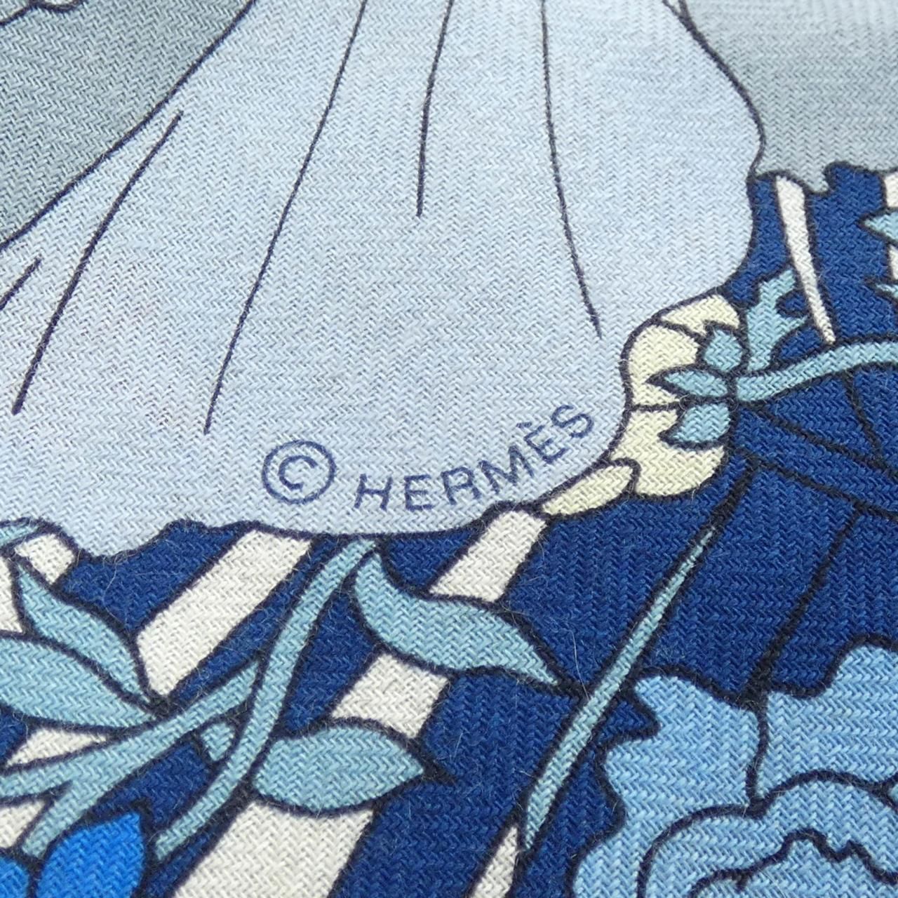 Hermes Robe Legere Giant Triangle Shawl Scarf — view 4