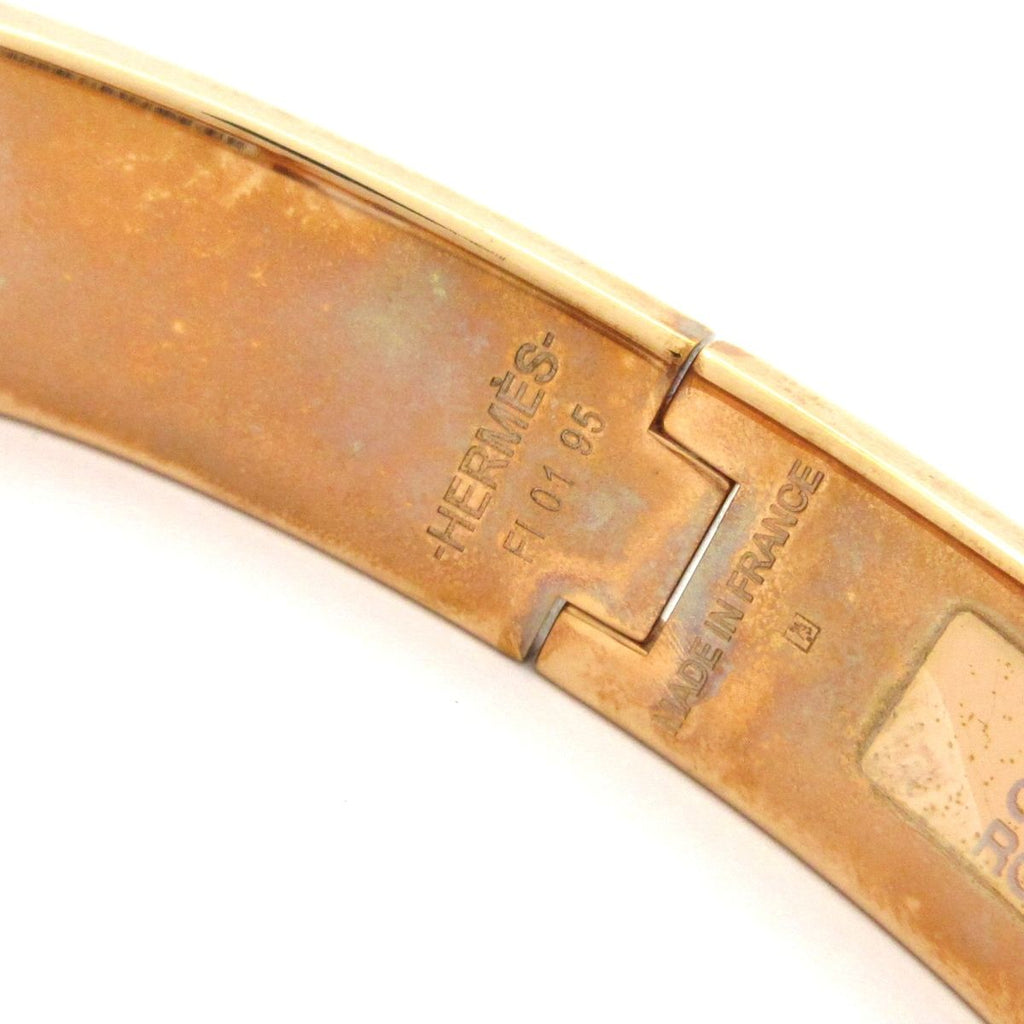 Hermes Bangle Click Pink Gold Bracelet — view 4