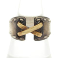 Hermes Ring Mexico Silver Gold