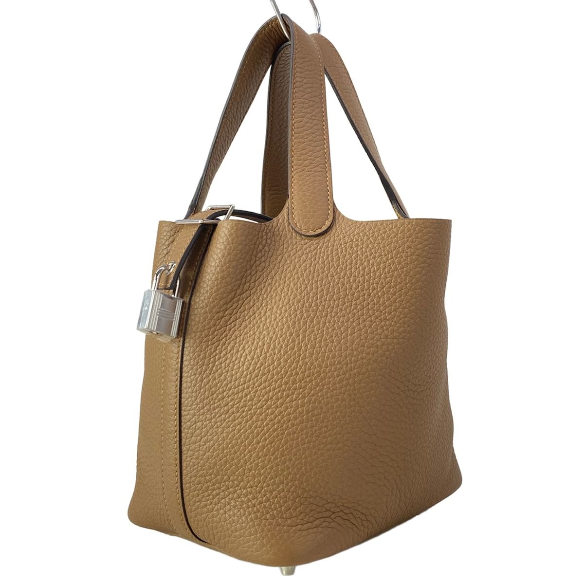 Hermes Handbag Picotin Lock PM Halzan Silver