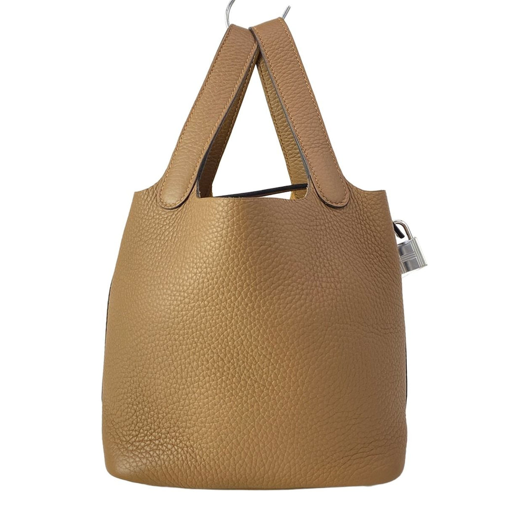 Hermes Handbag Picotin Lock PM Halzan Silver — view 3
