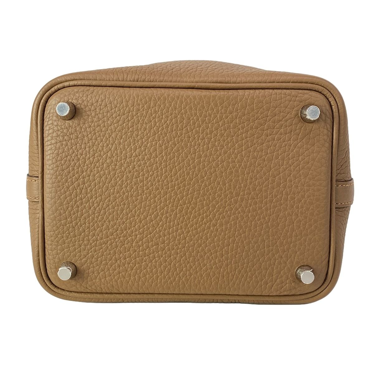 Hermes Handbag Picotin Lock PM Halzan Silver — view 5