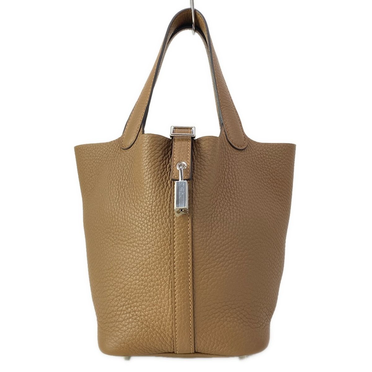 Hermes Handbag Picotin Lock PM Halzan Silver — view 2