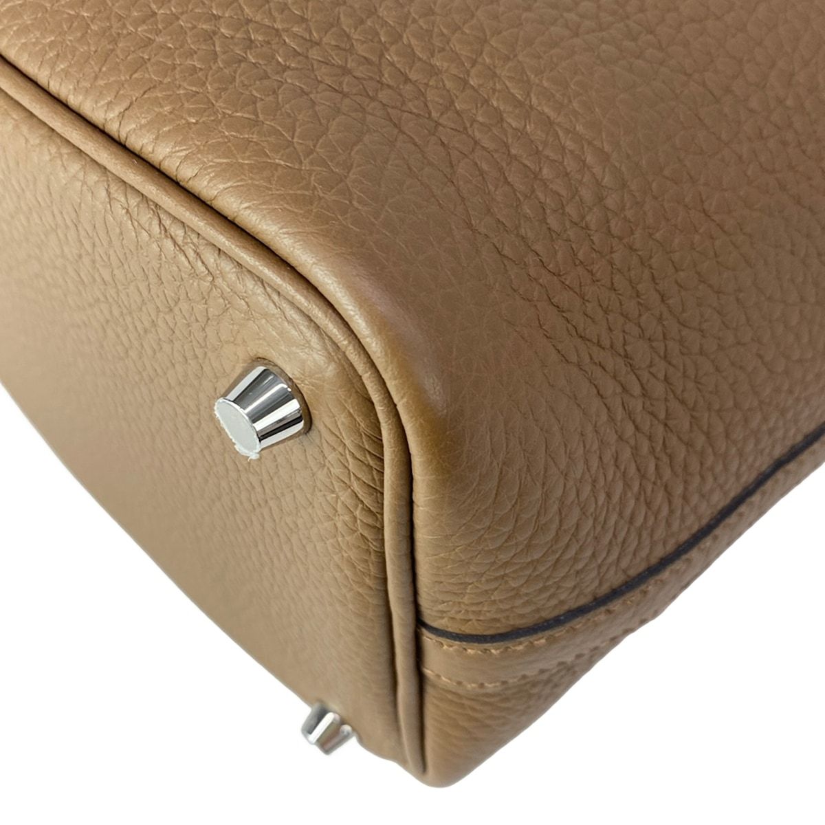 Hermes Handbag Picotin Lock PM Halzan Silver — view 6