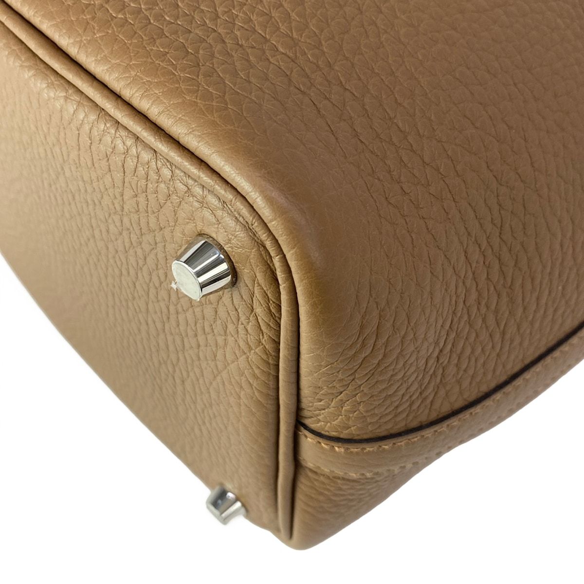Hermes Handbag Picotin Lock PM Halzan Silver — view 8