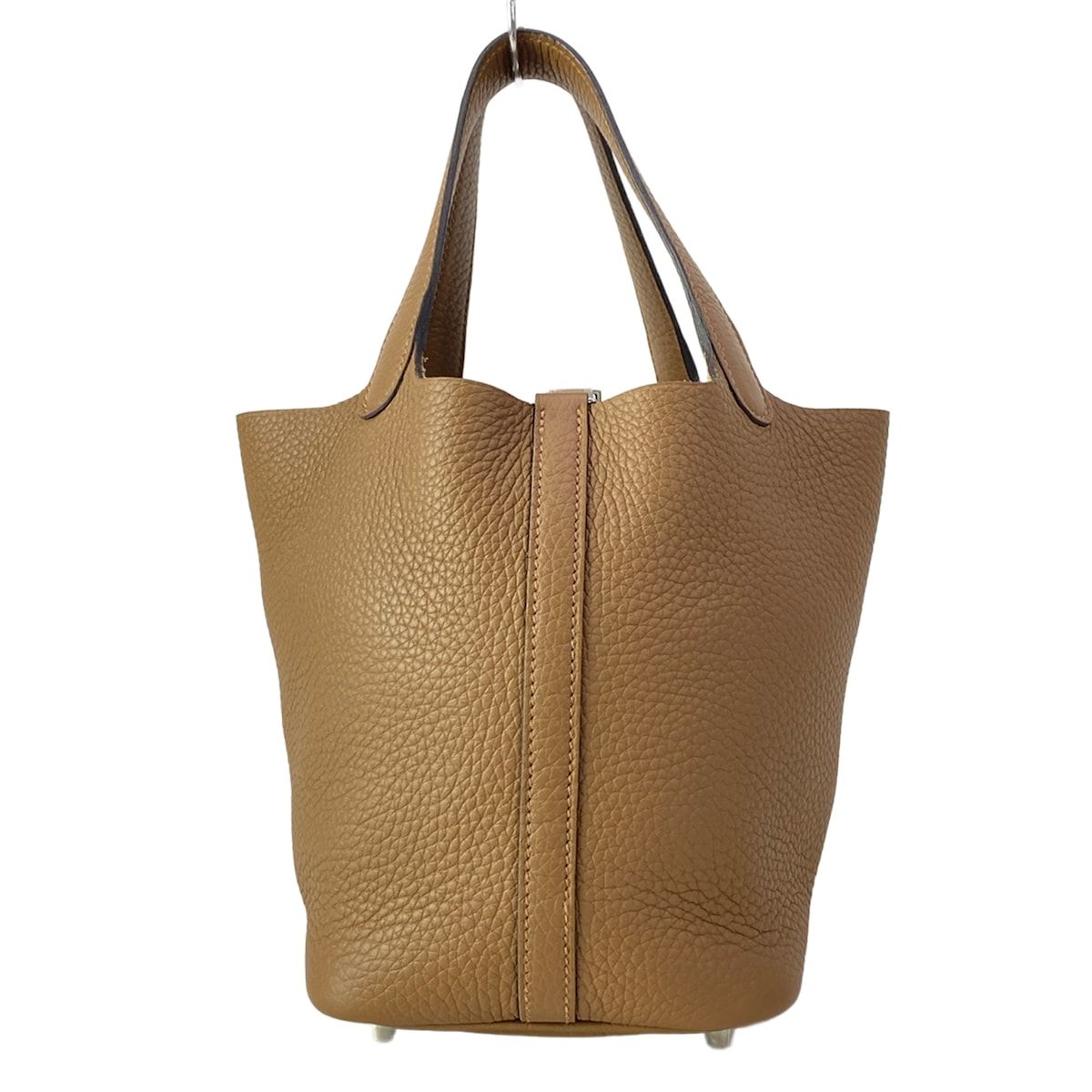 Hermes Handbag Picotin Lock PM Halzan Silver — view 4