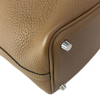 Hermes Handbag Picotin Lock PM Halzan Silver — view 7