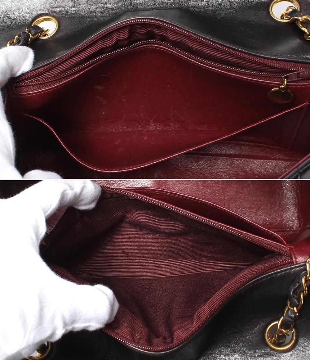 Chanel Chain Shoulder Bag Diana Flap Lambskin Gold Crossbody 25 Quilted — view 6