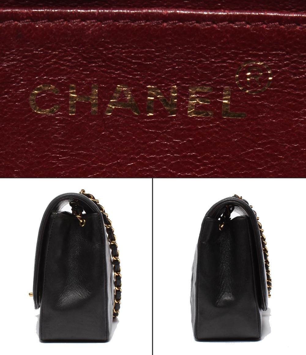 Chanel Chain Shoulder Bag Diana Flap Lambskin Gold Crossbody 25 Quilted — view 4