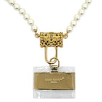 Louis Vuitton Pearly Petite Phone Strap Pearl Gold Smartphone Necklace