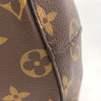 Louis Vuitton Monogram Enabled Leather Brown Light Pink Shoulder Bag Gold — view 7