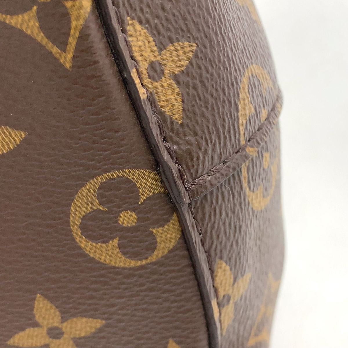 Louis Vuitton Monogram Enabled Leather Brown Light Pink Shoulder Bag Gold — view 7