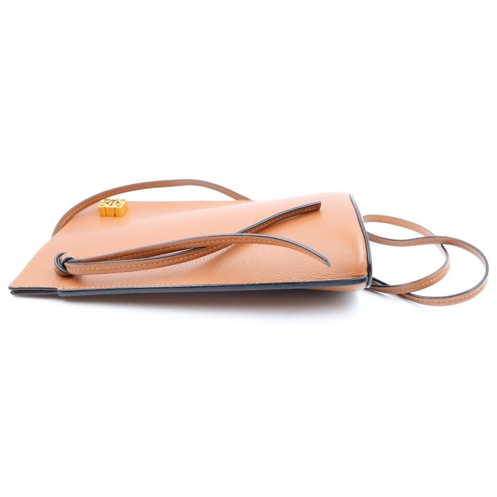 Loewe Dice Pocket Tan Shoulder Bag Brown Classic Calfskin — view 3