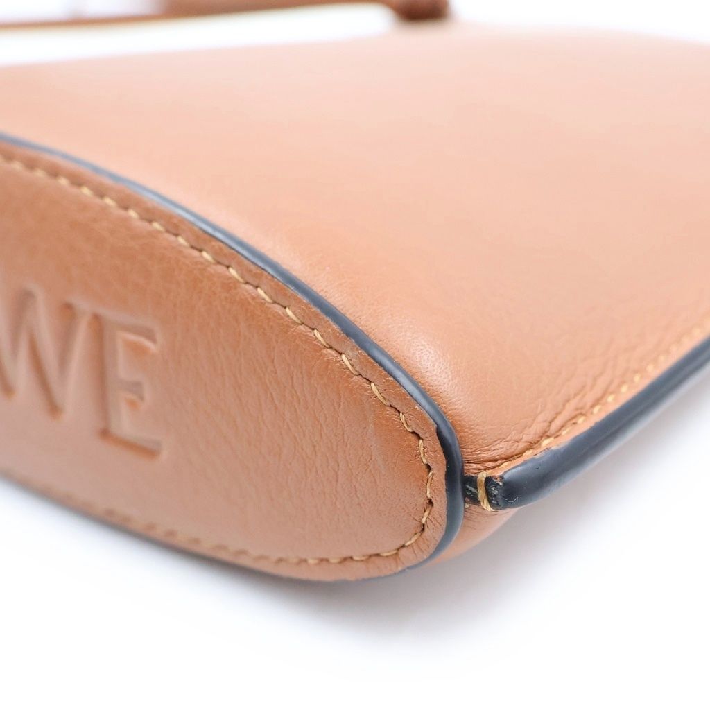 Loewe Dice Pocket Tan Shoulder Bag Brown Classic Calfskin — view 5