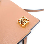 Loewe Dice Pocket Tan Shoulder Bag Brown Classic Calfskin — view 6
