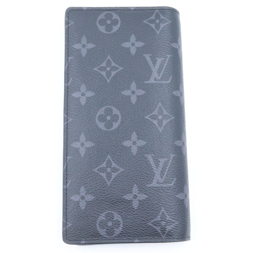 Louis Vuitton Portefeuille Brazza Monogram Eclipse Wallet Bifold Black — view 2