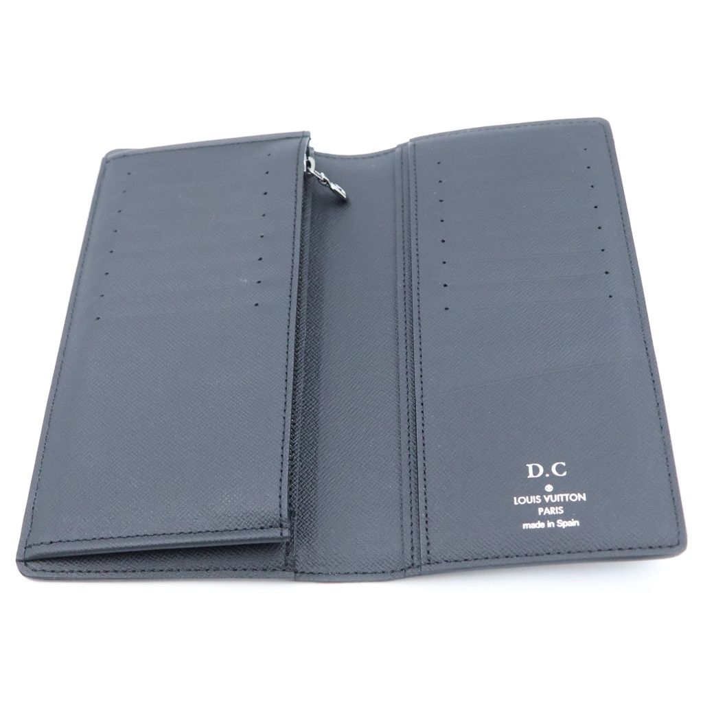 Louis Vuitton Portefeuille Brazza Monogram Eclipse Wallet Bifold Black — view 5