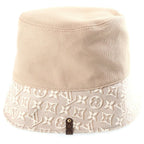 Louis Vuitton 26 SS Bucket Hat Monogram Emblem Hat Beige — view 3