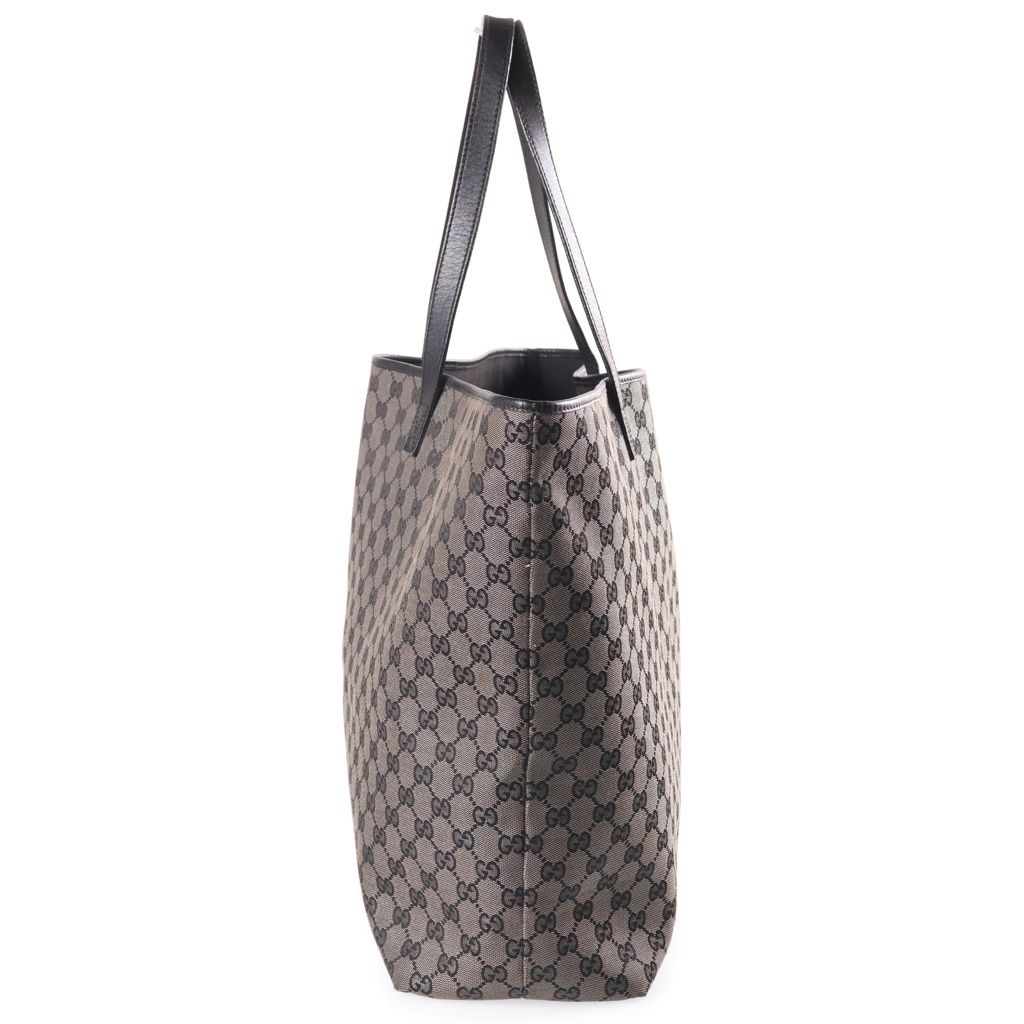Gucci GG Canvas Tote Bag Metallic Brown — view 3