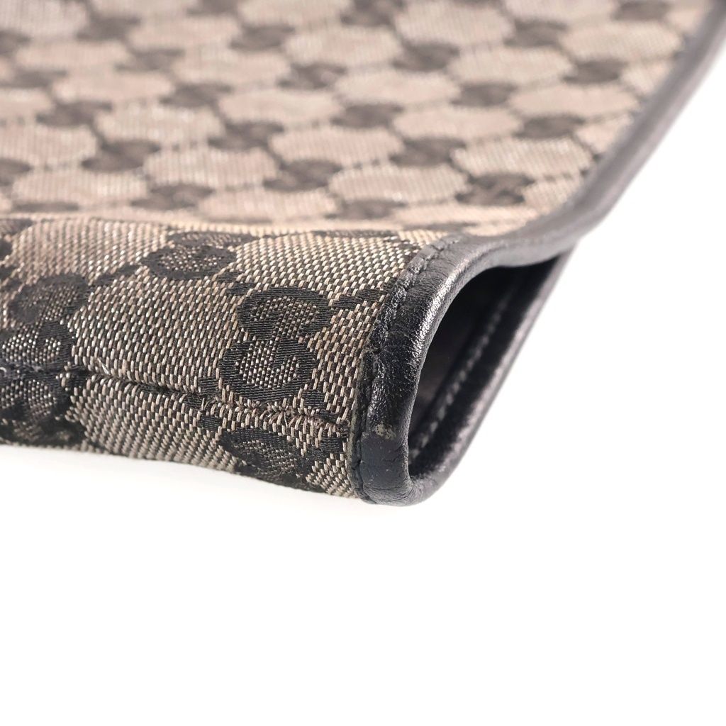 Gucci GG Canvas Tote Bag Metallic Brown — view 6