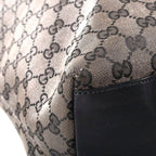 Gucci GG Canvas Tote Bag Metallic Brown — view 5