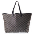 Gucci GG Canvas Tote Bag Metallic Brown