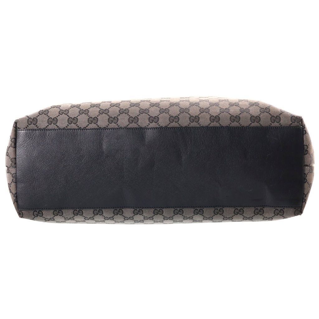 Gucci GG Canvas Tote Bag Metallic Brown — view 4