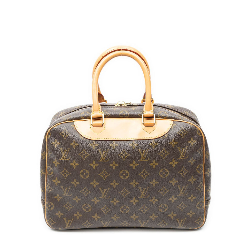 Louis Vuitton Deauville Brown Monogram Canvas Handbag — view 5