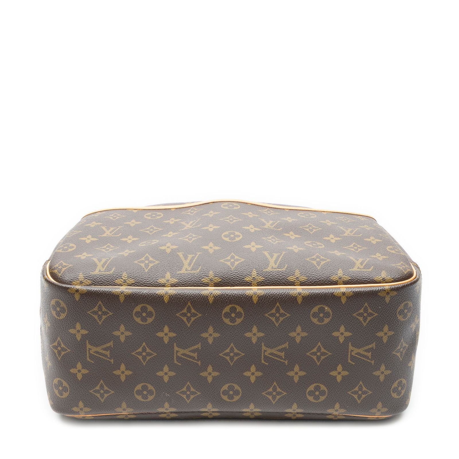 Louis Vuitton Deauville Brown Monogram Canvas Handbag — view 6