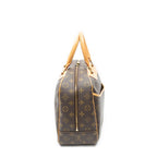 Louis Vuitton Deauville Brown Monogram Canvas Handbag — view 4