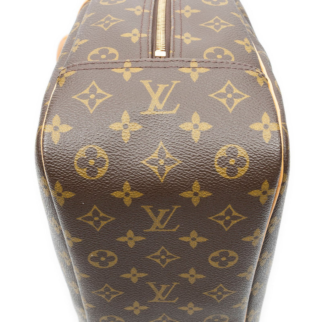 Louis Vuitton Deauville Brown Monogram Canvas Handbag — view 7
