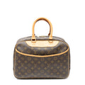 Louis Vuitton Deauville Brown Monogram Canvas Handbag