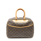 Louis Vuitton Deauville Brown Monogram Canvas Handbag